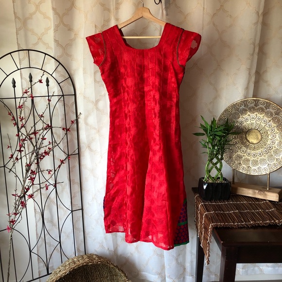 Hand Embroidered Anarkali - Picture 2 of 5